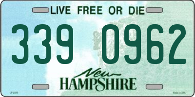 NH license plate 3390962