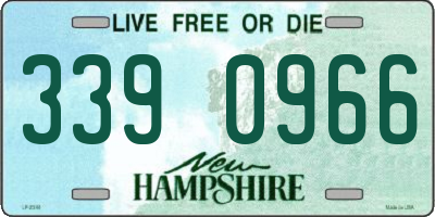 NH license plate 3390966