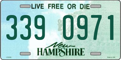 NH license plate 3390971