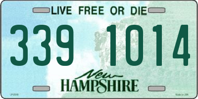 NH license plate 3391014