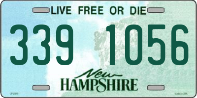 NH license plate 3391056