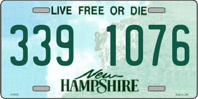 NH license plate 3391076