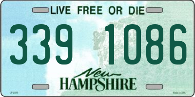 NH license plate 3391086