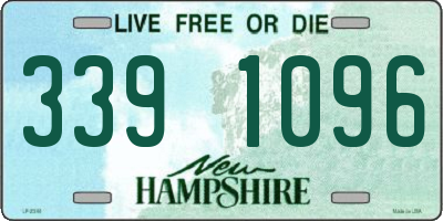 NH license plate 3391096