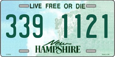 NH license plate 3391121