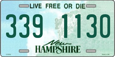 NH license plate 3391130