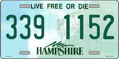 NH license plate 3391152