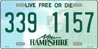 NH license plate 3391157