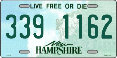 NH license plate 3391162