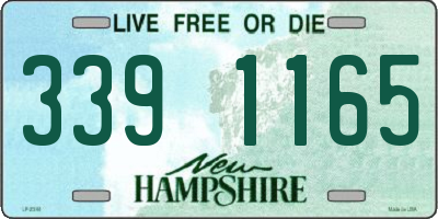 NH license plate 3391165