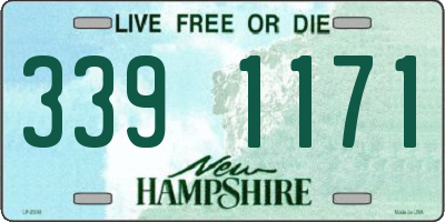 NH license plate 3391171