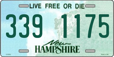 NH license plate 3391175