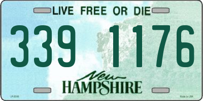 NH license plate 3391176