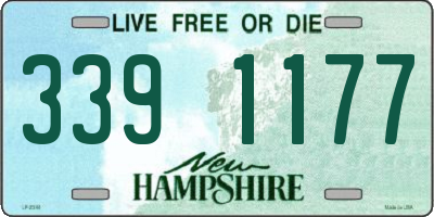 NH license plate 3391177