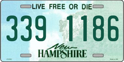 NH license plate 3391186