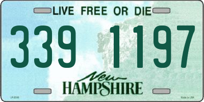 NH license plate 3391197