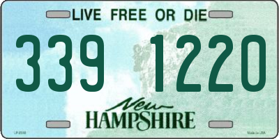 NH license plate 3391220