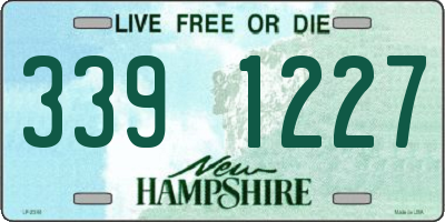 NH license plate 3391227