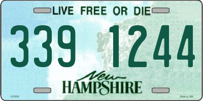 NH license plate 3391244