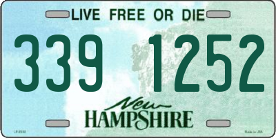 NH license plate 3391252