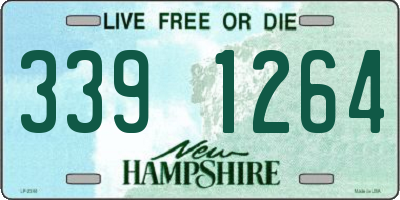 NH license plate 3391264