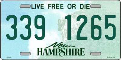 NH license plate 3391265