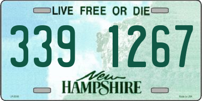 NH license plate 3391267