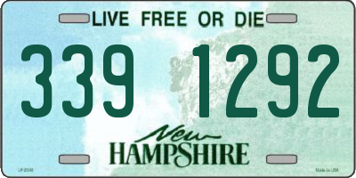 NH license plate 3391292
