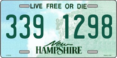 NH license plate 3391298