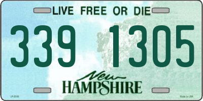 NH license plate 3391305