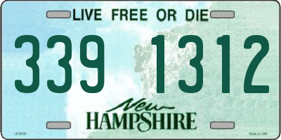 NH license plate 3391312
