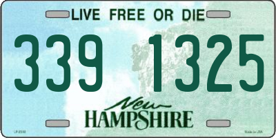 NH license plate 3391325