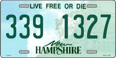NH license plate 3391327
