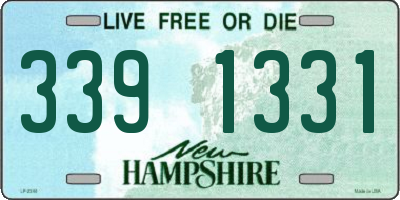 NH license plate 3391331