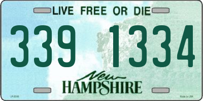 NH license plate 3391334