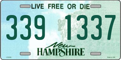 NH license plate 3391337