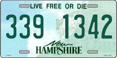 NH license plate 3391342