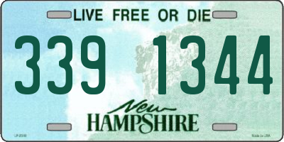 NH license plate 3391344