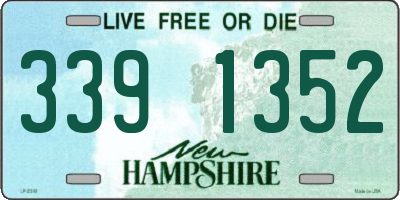 NH license plate 3391352