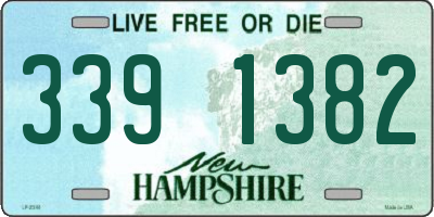 NH license plate 3391382