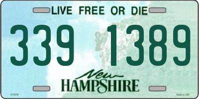 NH license plate 3391389