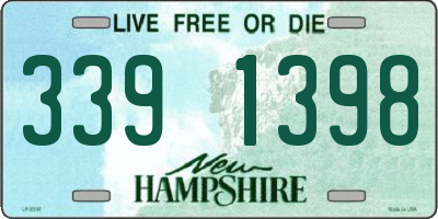 NH license plate 3391398