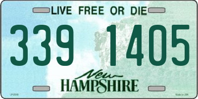 NH license plate 3391405