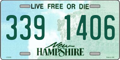 NH license plate 3391406