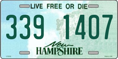 NH license plate 3391407