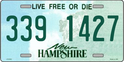 NH license plate 3391427