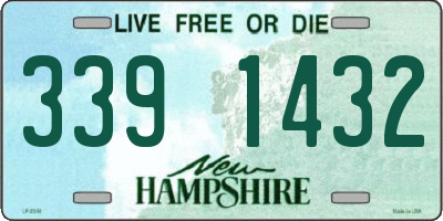 NH license plate 3391432