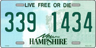 NH license plate 3391434