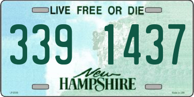 NH license plate 3391437