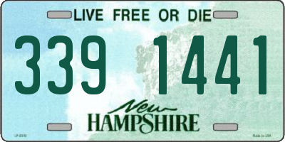 NH license plate 3391441